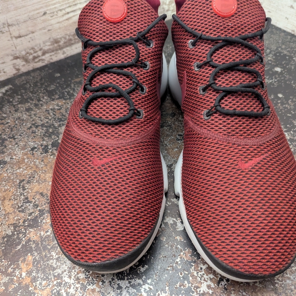 Mens Nike Presto Fly SE Running Shoes Sz 12 Used Red Mesh 908020 003 - Picture 4 of 8